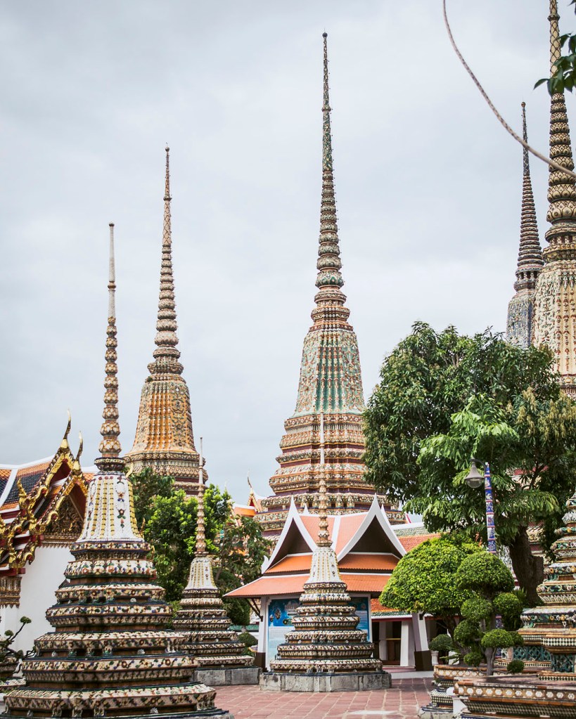 Chedis at Wat Pho