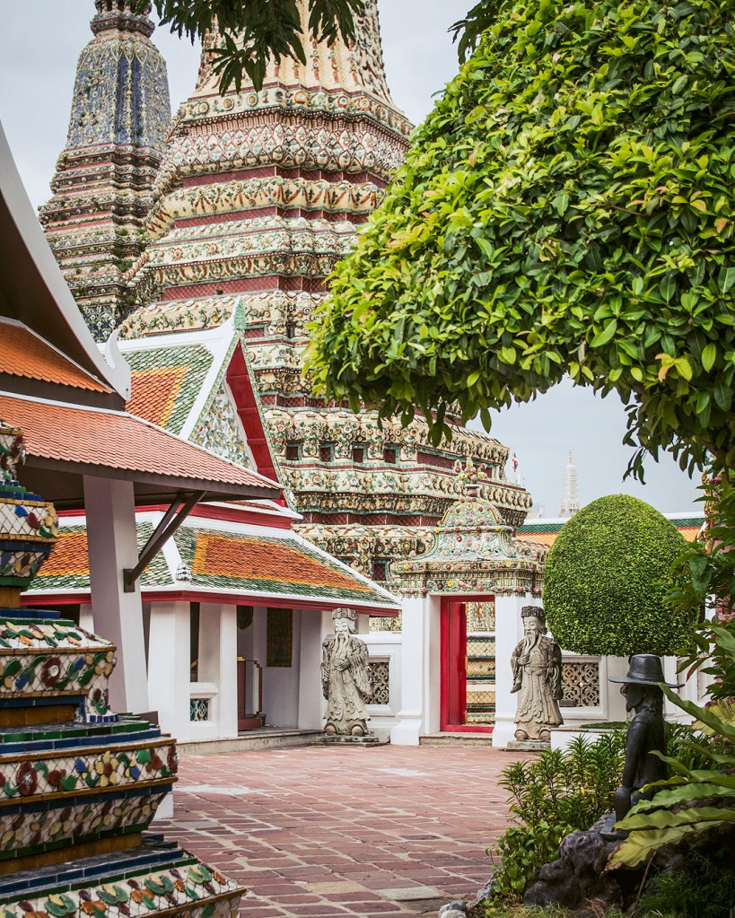 Traditional Thai architecture at Wat Pho