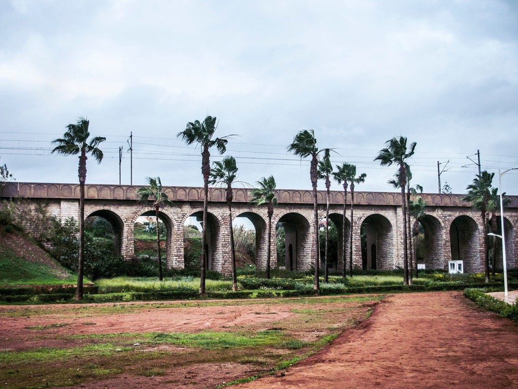 A viaduct in Salé, Morocco.