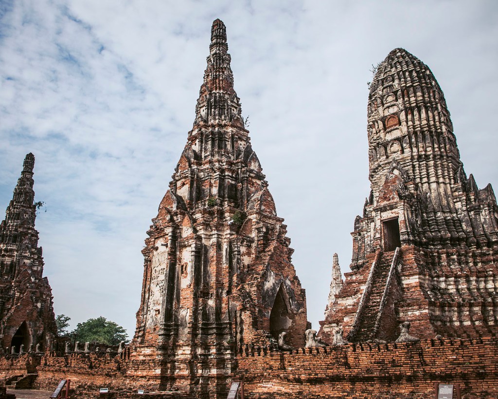 Ruined temple in Ayutthaya, Thailand