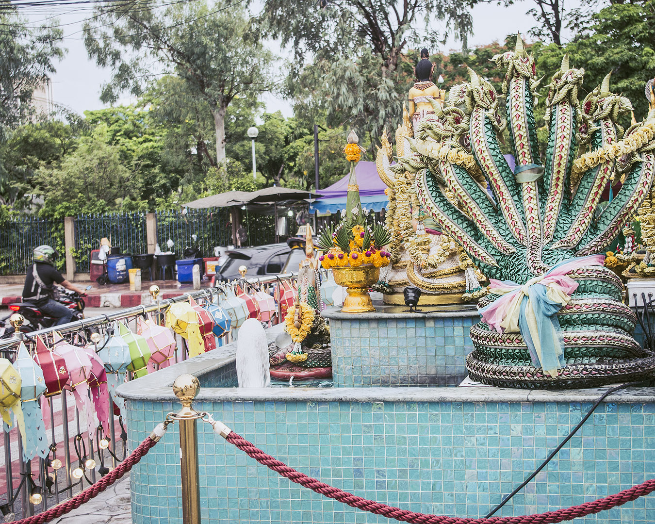Shrine near the Mixt mall in Chatuchak.