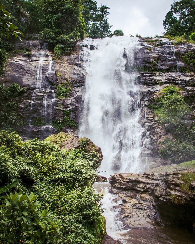 The Wachirathan Falls in Chiang Mai, Thailand.