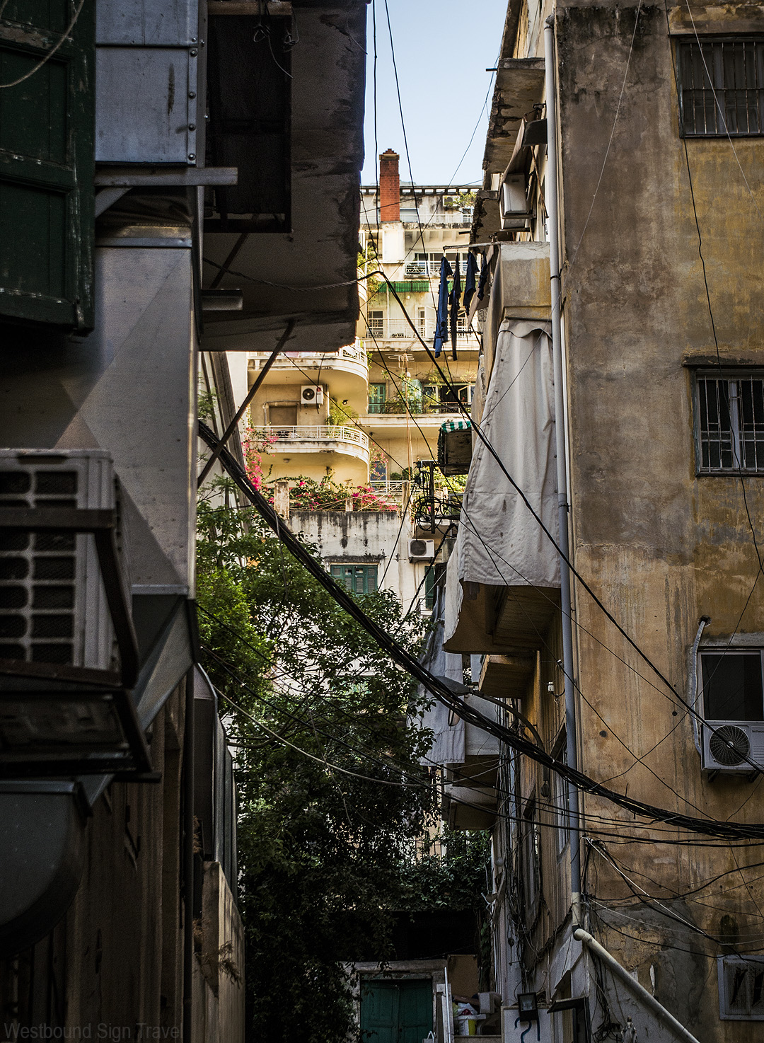 Apartment blocks off Rue Gouraud in Beirut.